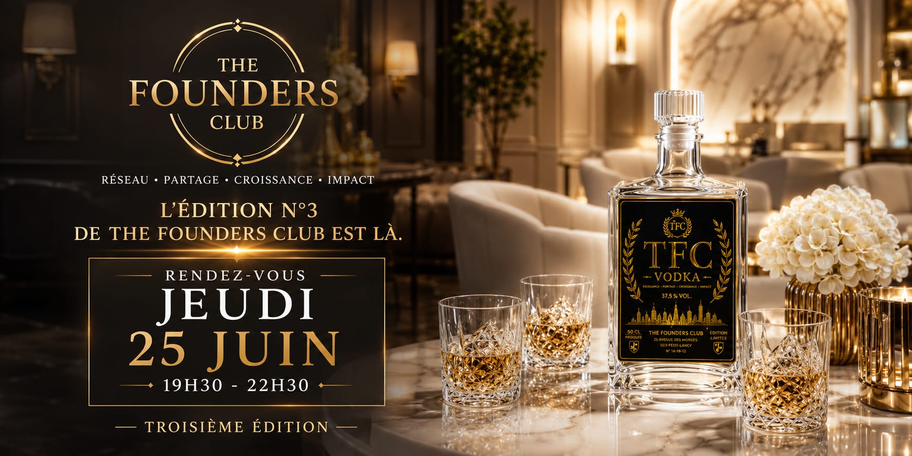The Founders Club — 3ème édition — Rooftop à Nyon